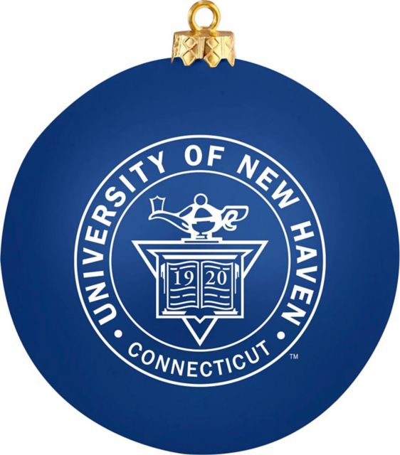 University of New Haven Round Shatterproof Ornament