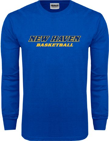 New Haven Long Sleeve T Shirt Basketball Flat - ONLINE ONLY
