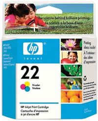 INK CARTRIDGE HP 22 TRI-COLOR